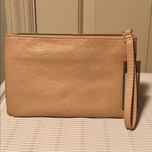 Apt. 9 Tan Red Snakeskin Wallet / Wristlet - Picture 5 of 6